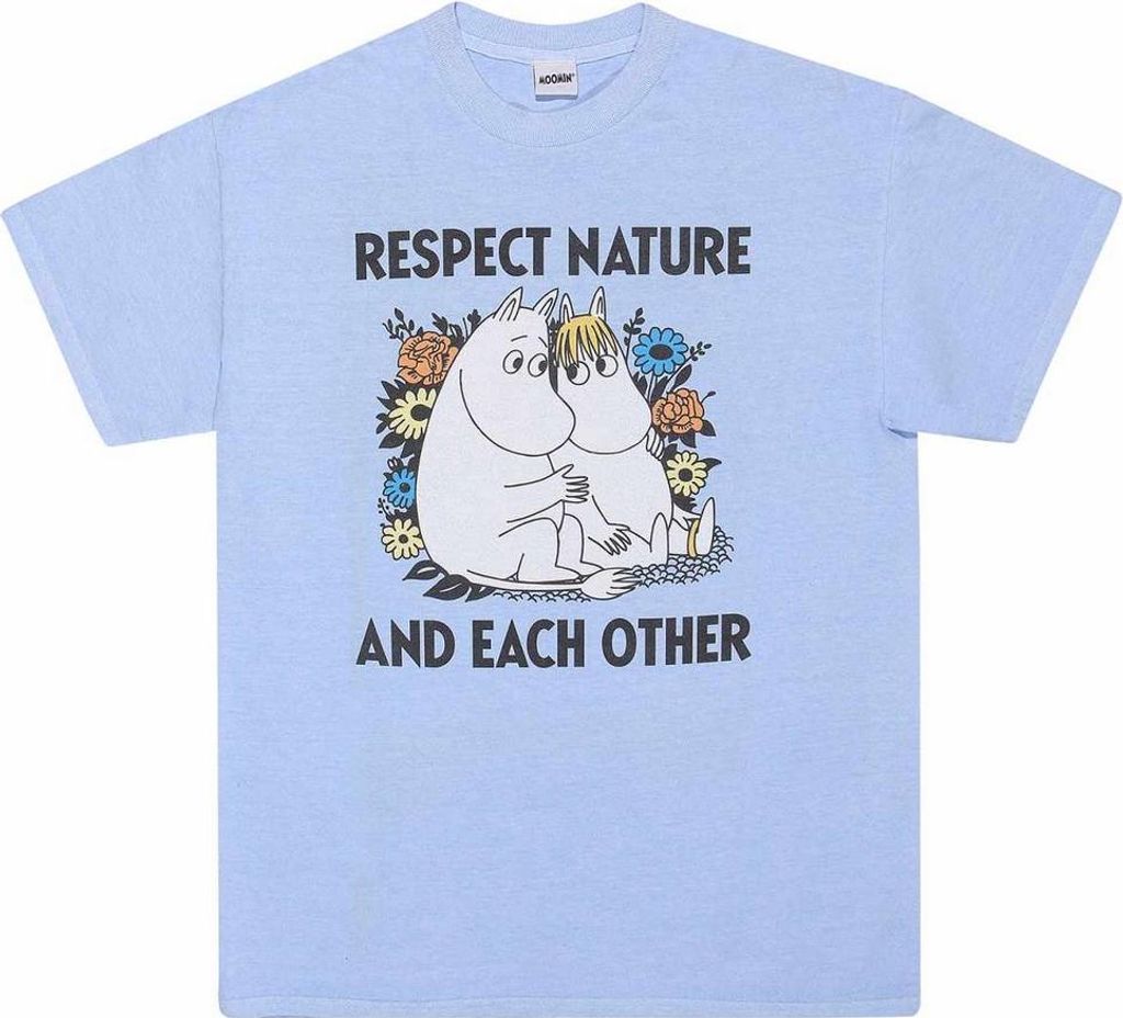 Moomin - tričko "Respect Nature" pro muže/dámy uni HE2868 Obrázek produktu 