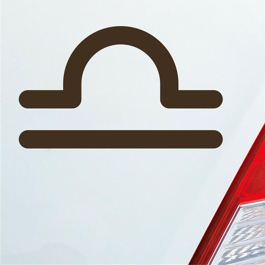 Auto Aufkleber Libra Waage Sternzeichen Sterne Horoskop Produktbild 