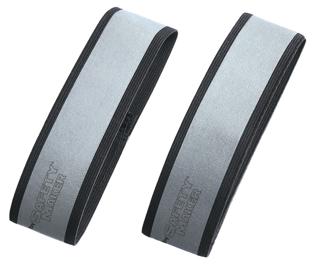 SafetyMaker reflektierende Bänder schwarz, 44526