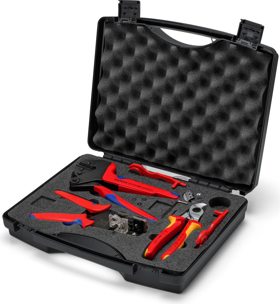 KNIPEX Werkzeugkoffer für Photovoltaik MC4 Produktbild 