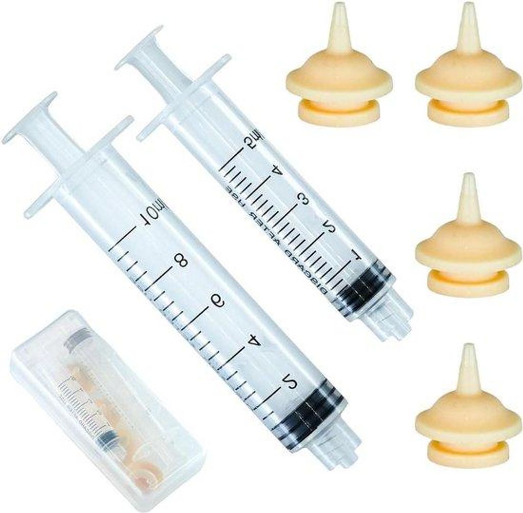 Silikonowy zestaw do płukania z mini-dyszkami – zestaw 6 Zdjęcie produktu 