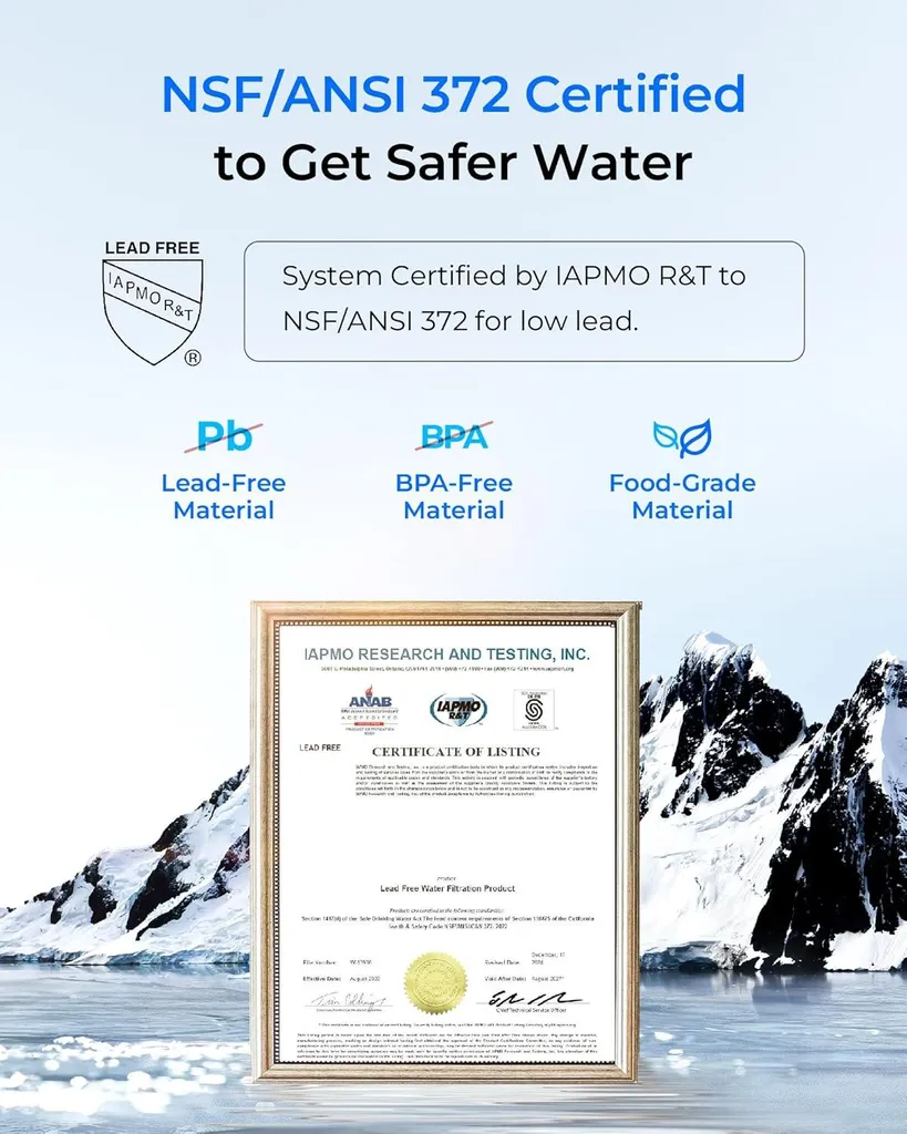 Waterdrop Water Filter Faucet | Carbon Block System | NSF Certified - 6