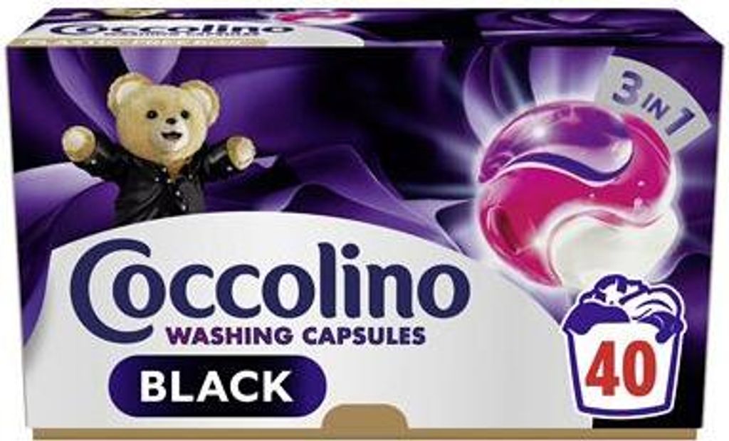 Waschkapseln "3in1 Schwarz", 40 Stück, Coccolino 64342902 Produktbild 