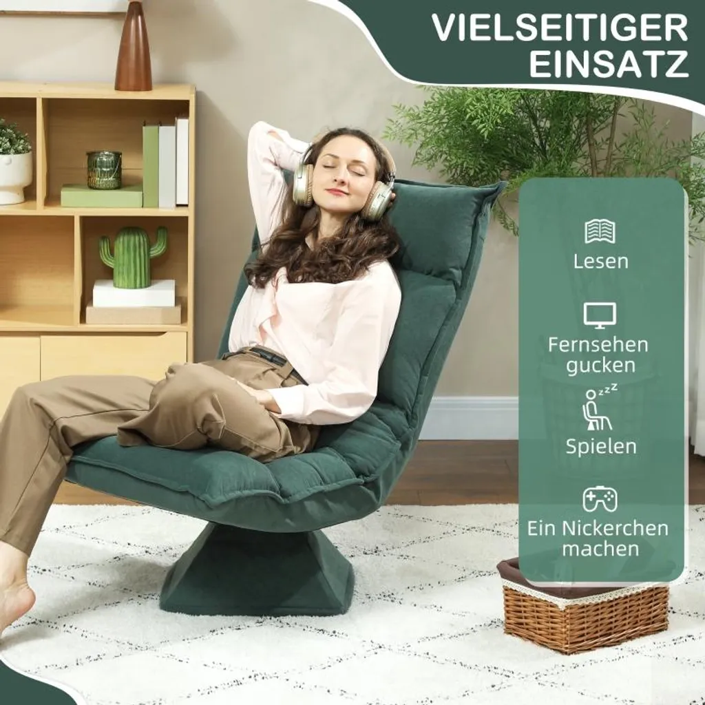 Canapé de sol pliable et modulable pour salon ou coin de méditation - 6