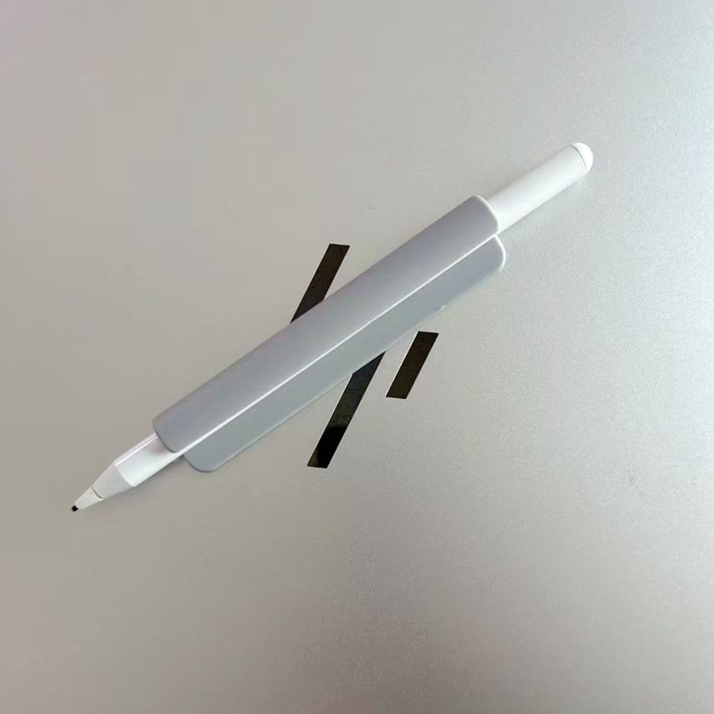 INF Silikon-Stifthalter-Hülle für Apple Pencil (USB-C) Grau Produktbild 