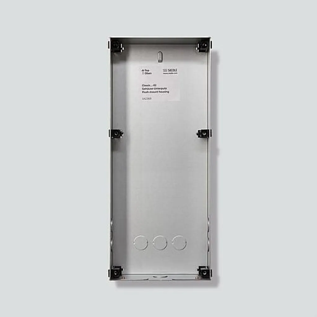 Boîtier d'encastrement Siedle GU CL 07-0 pour platine de rue Classic