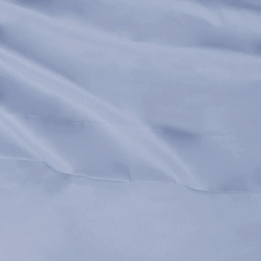 Cache-sommier Belledorm BM179 en percale pour lit double bleu ciel