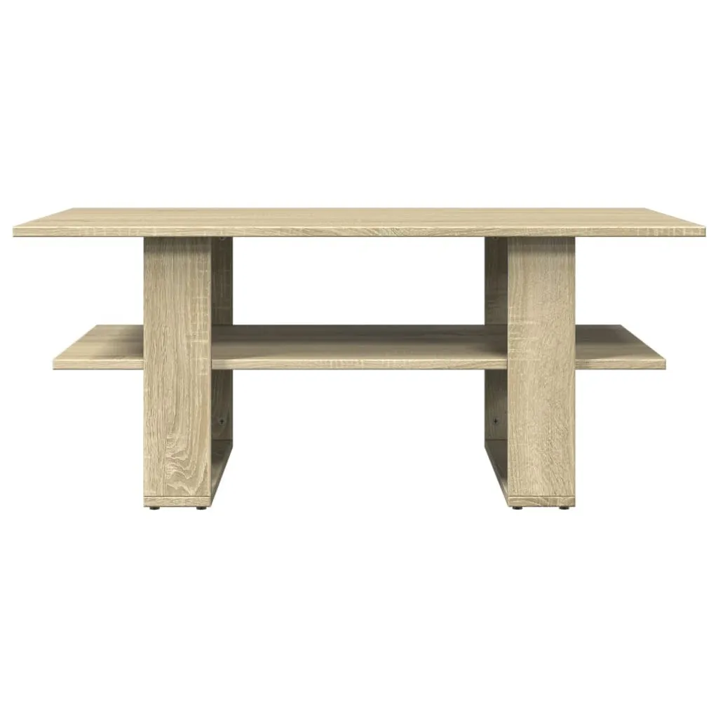Tavolino Soggiorno Famiglia Rovere Sonoma - 102x55x42 cm Pratico - 3