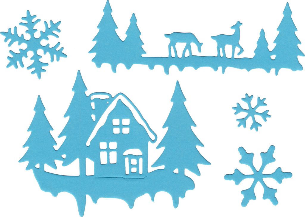 Stanzschablone "Winterwonderland" Produktbild 