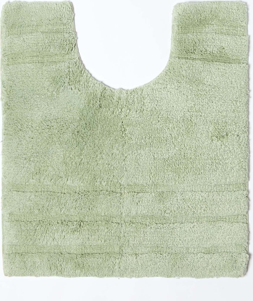 HOMESCAPES WC Vorleger Spa Supreme Lindgrün Produktbild 