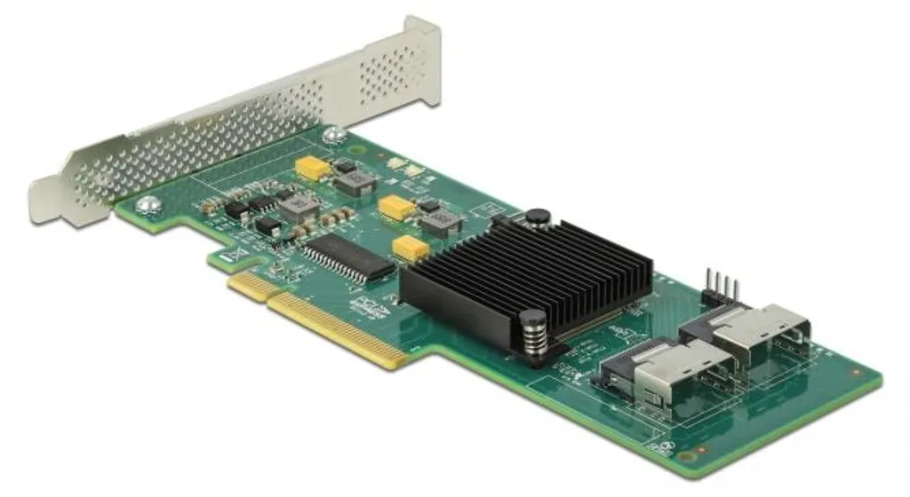 Manque de Ports SATA ? Ajoutez 8 Disques avec la Carte PCI Express x8 DELOCK