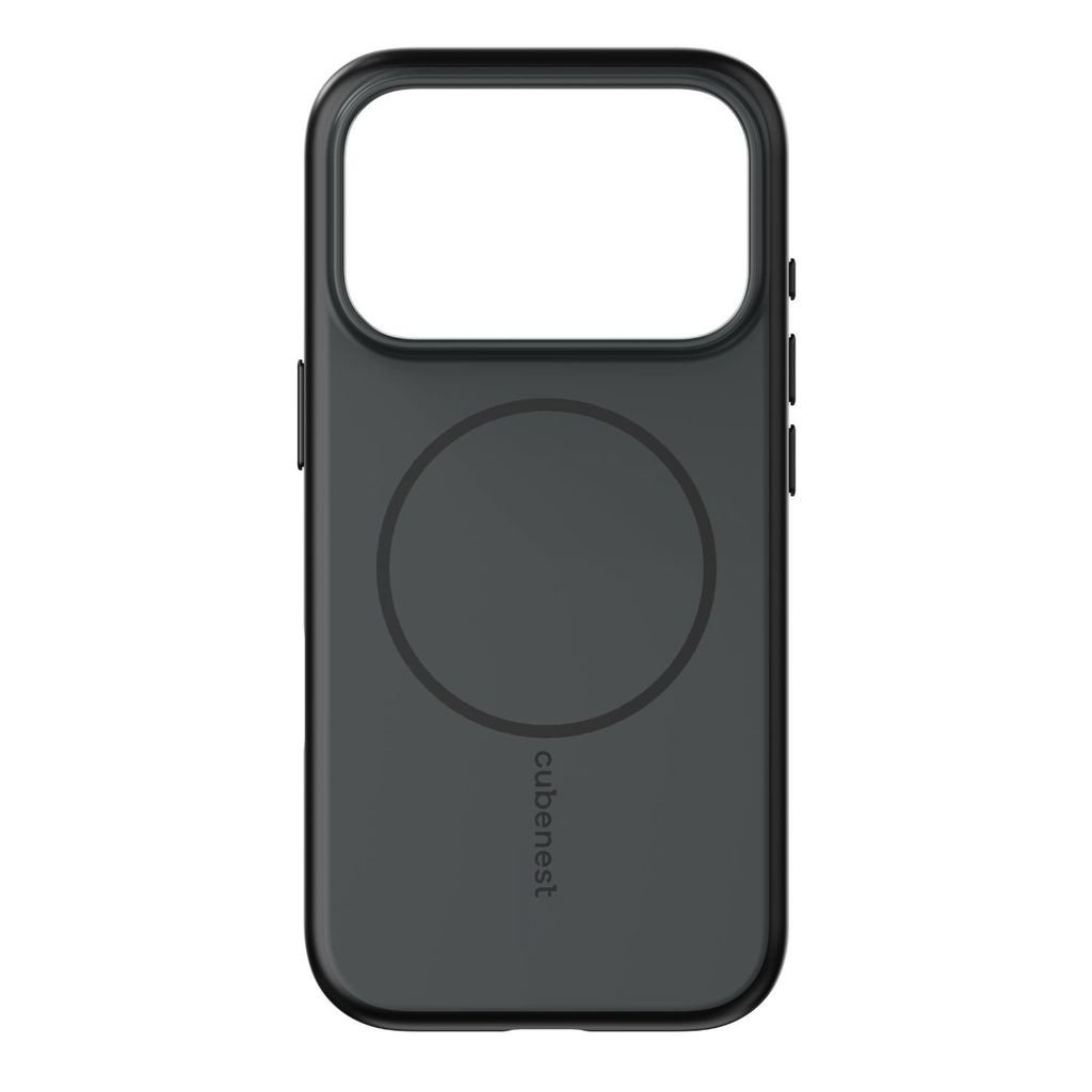 Cubenest Hülle für iPhone 17 Pro MagSafe-kompatibel Schwarz Matt