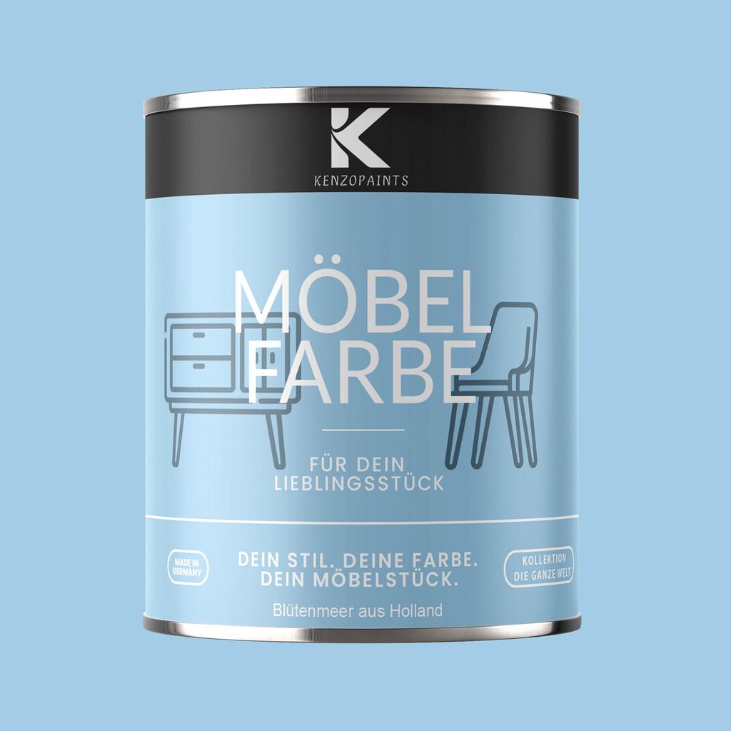 Kenzopaints 750ml Möbelfarbe Möbellack - Blütenmeer aus Produktbild 