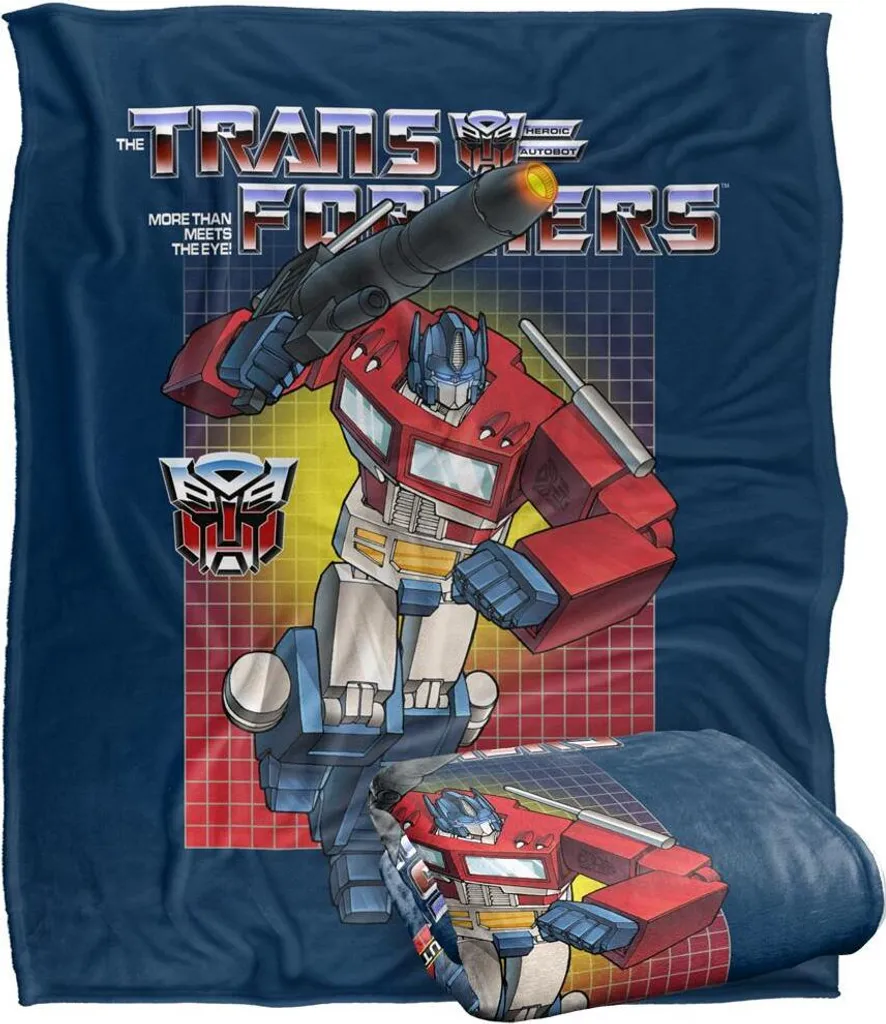 Plaid Transformers TV19187 Couverture Douce Enfant en Taille Unique