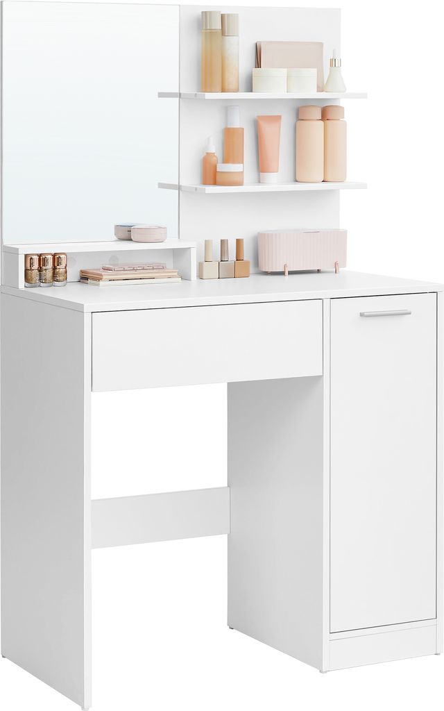 Toaleta se zrcadlem a skříňkou 80 cm na make-up Obrázek produktu 2