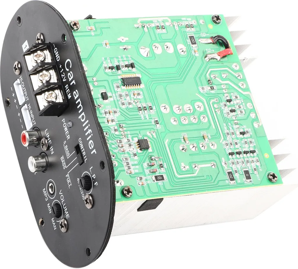 Amplificatore Subwoofer Auto 12V 120W Potente - Qualità Garantita