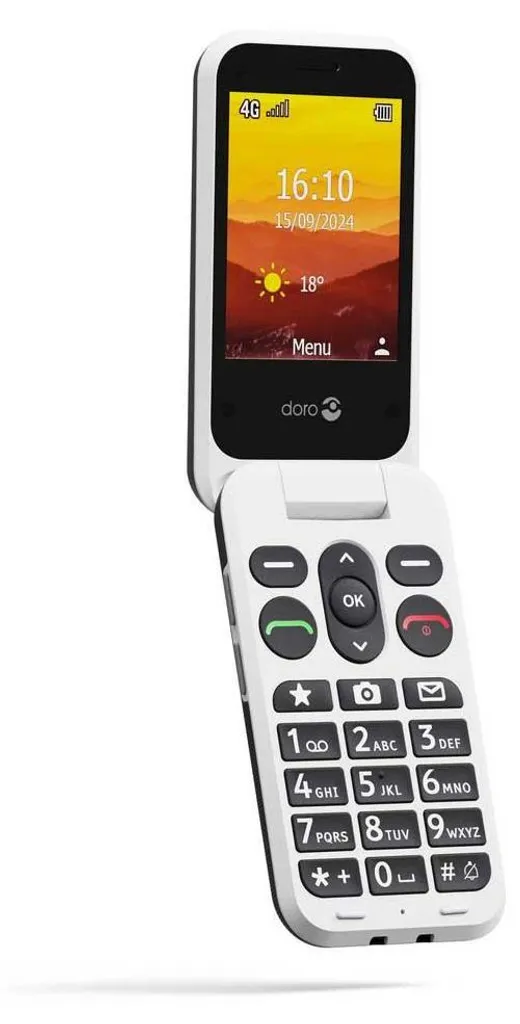 Téléphone Mobile pour Senior Doro Leva L30 - Facile à lire et à charger