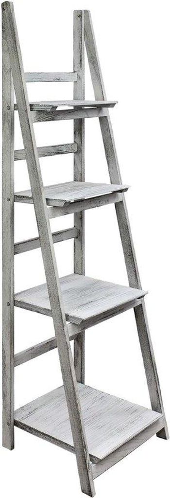 4-Tür-Bügelregal - Wohnzimmereinrichtung - Bücherregal für Raumgestaltung - Klappbares Bügelbrett - 385 x 42 x 153 cm Größe