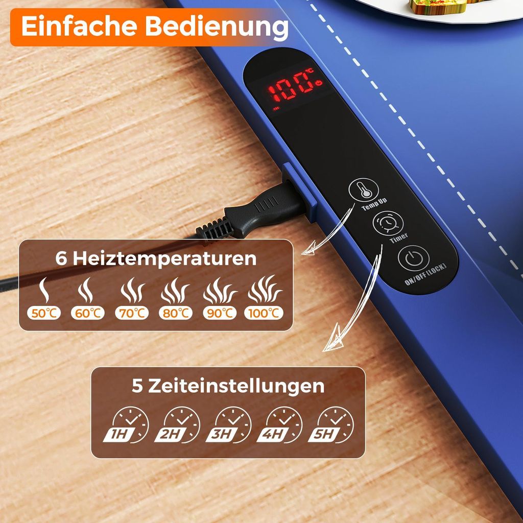 BEPER 90.920G Draagbare elektrische voedselverwarmer, 2 verwijderbare containers, stalen verwarmingsplaat, plastic bestek meegeleverd, 220V,Geel BEPER 90.920G Draagbare elektrische voedselverwarmer, 2 verwijderbare containers, stalen verwarmingsplaat, plastic bestek meegeleverd, 220V,Geel