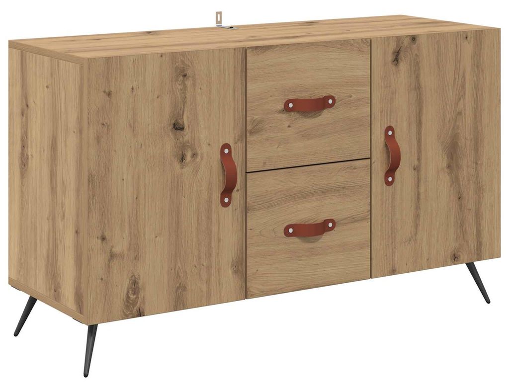 Sideboard Artisan-Eiche 100 x 36 x 60 cm Holzwerkstoff