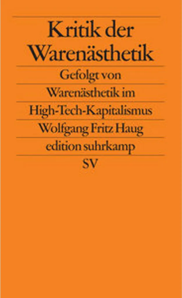 Kritik der Warenästhetik pour Études de Sociologie et Théorie de l'Art