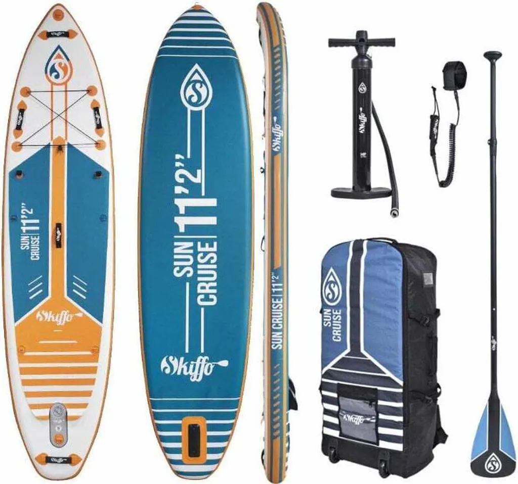 SKIFFO Sun Cruise 11'2'' : SUP Gonflable Stable contre le Déséquilibre