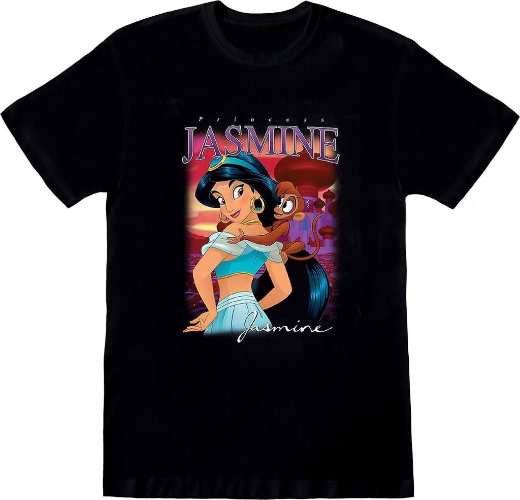Aladdin - T-Shirt für Mädchen BI571 (116) (Schwarz)