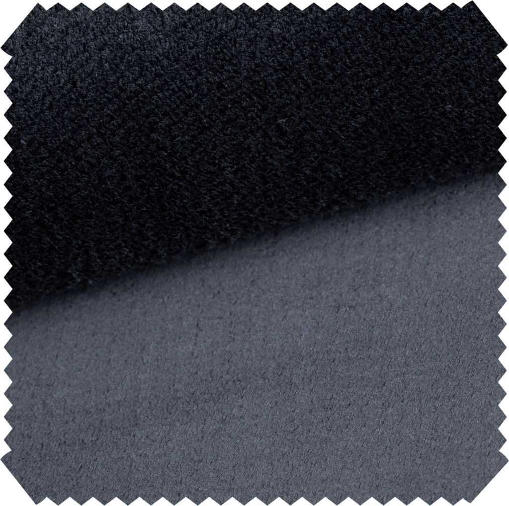 novely exquisit SORRENTO Ultraweicher Polsterstoff - Premium Möbelstoff - Kuscheliger Dekostoff - Pflegeleichte Meterware 1lfm - Farbe: 01 Anthr...