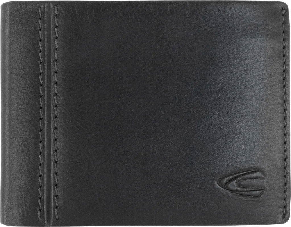 Portefeuille Camel Active Homme Bilbao en Cuir Noir Style Jeans