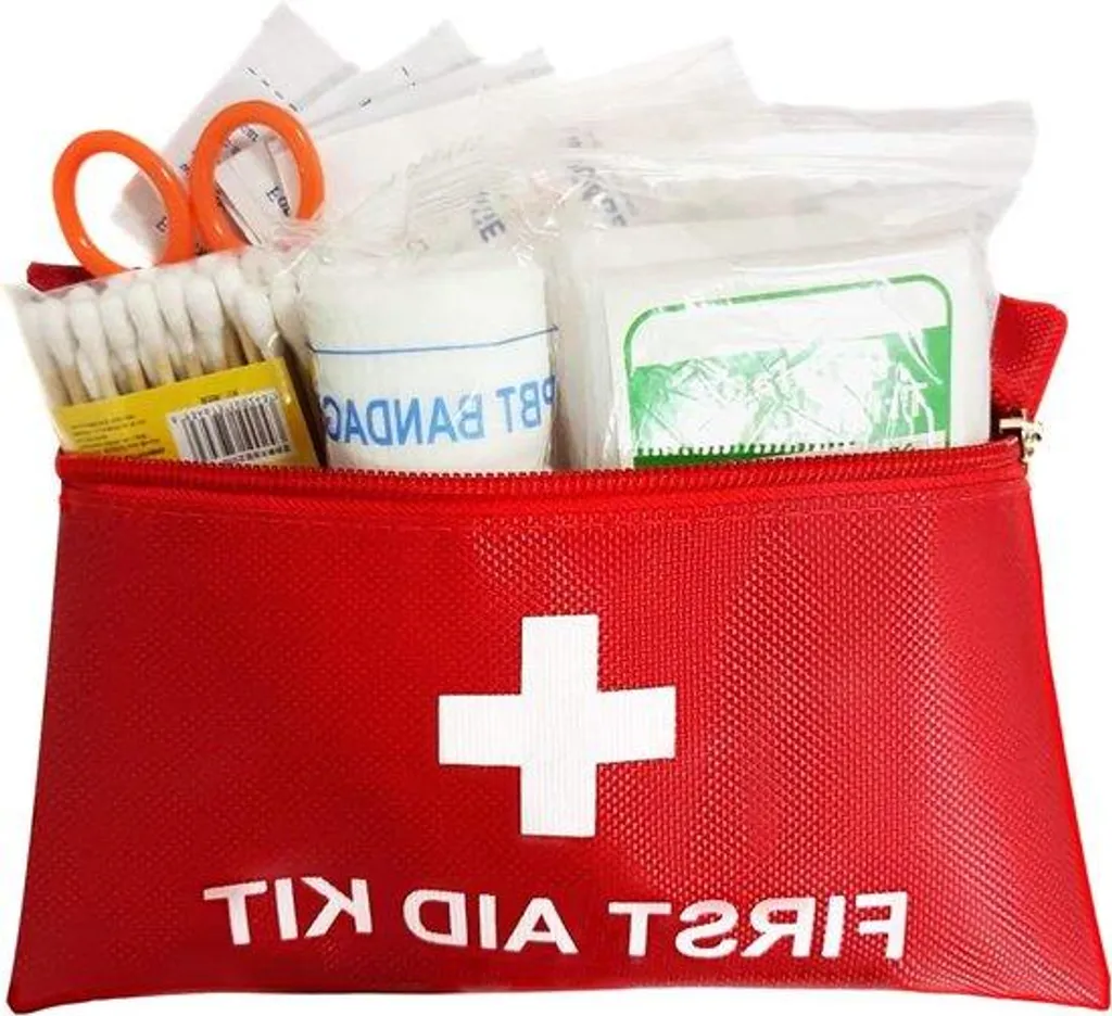 Kit de premiers secours compact 94 articles pour voyage et plein air