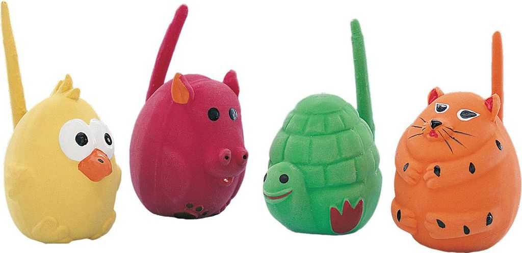 Nobby Animali in lattice con coda 6 cm Immagine del prodotto 
