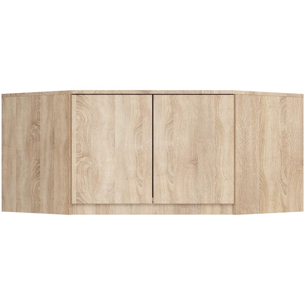Garderoben Regal Sonoma Eiche S100 100 cm mit 3 Regalen und Produktbild 