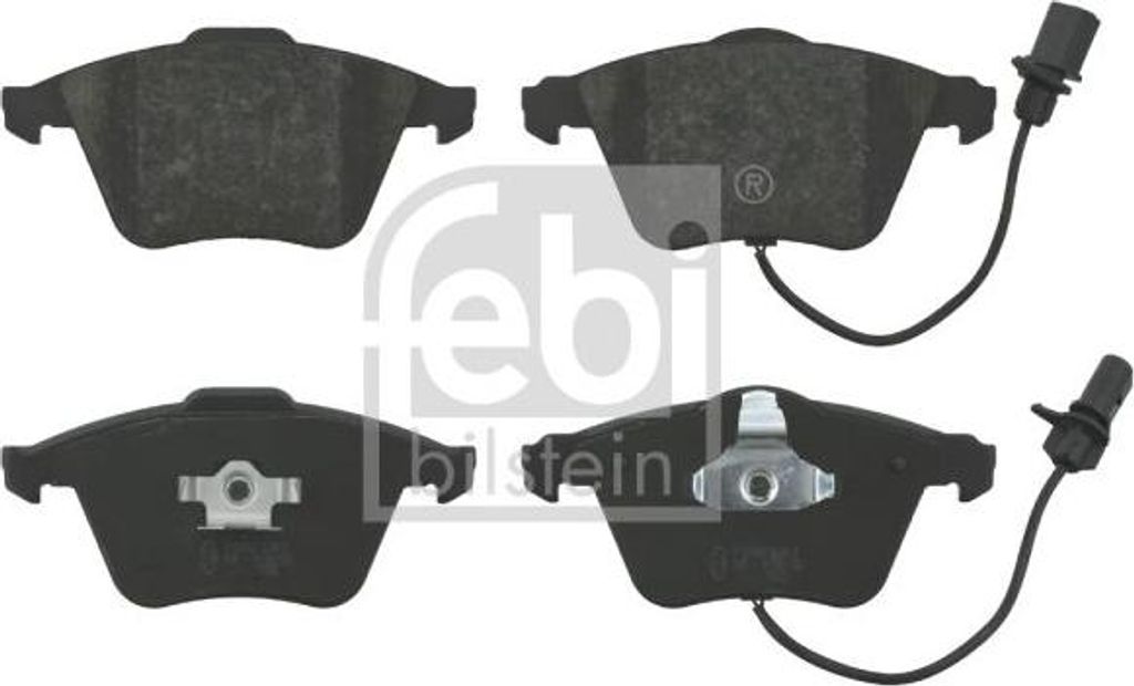 FEBI BILSTEIN 16584 Bremsbelagsatz, Scheibenbremse OE 4E0698151F kompatibel mit A4 8E, A4 8H, A6 4F, A8 4E, Exeo