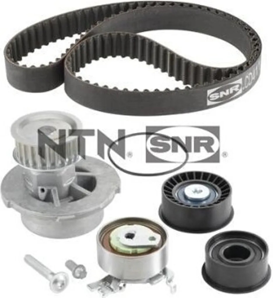 Pompe à Eau et Kit Distribution SNR KDP453.120 Haute Durabilité 16V