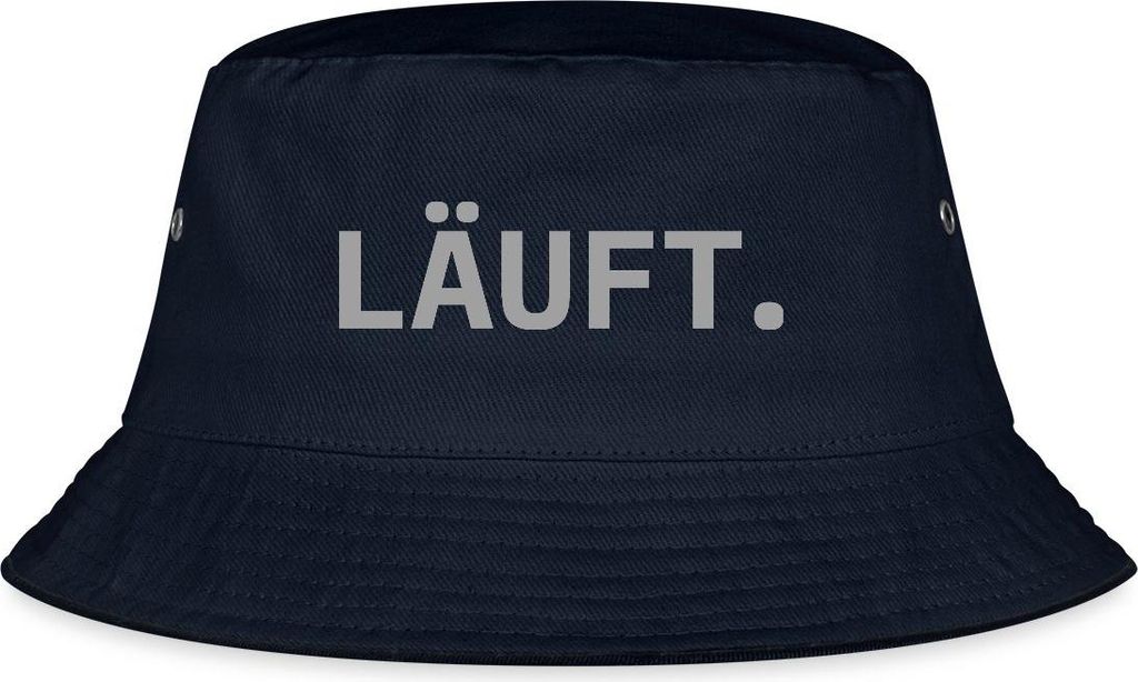 Spreadshirt Stromberg Läuft Fischerhut, S/M (Caps), Navy
