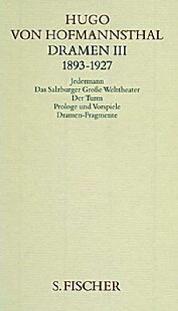 Dramen 3 (1893 - 1927)