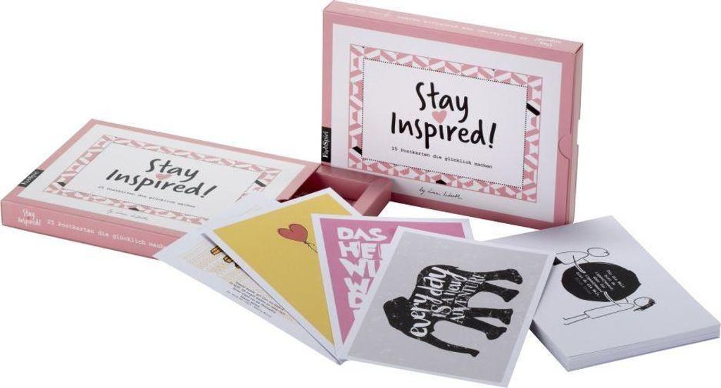 Stay inspired - Postkartensprüche 3