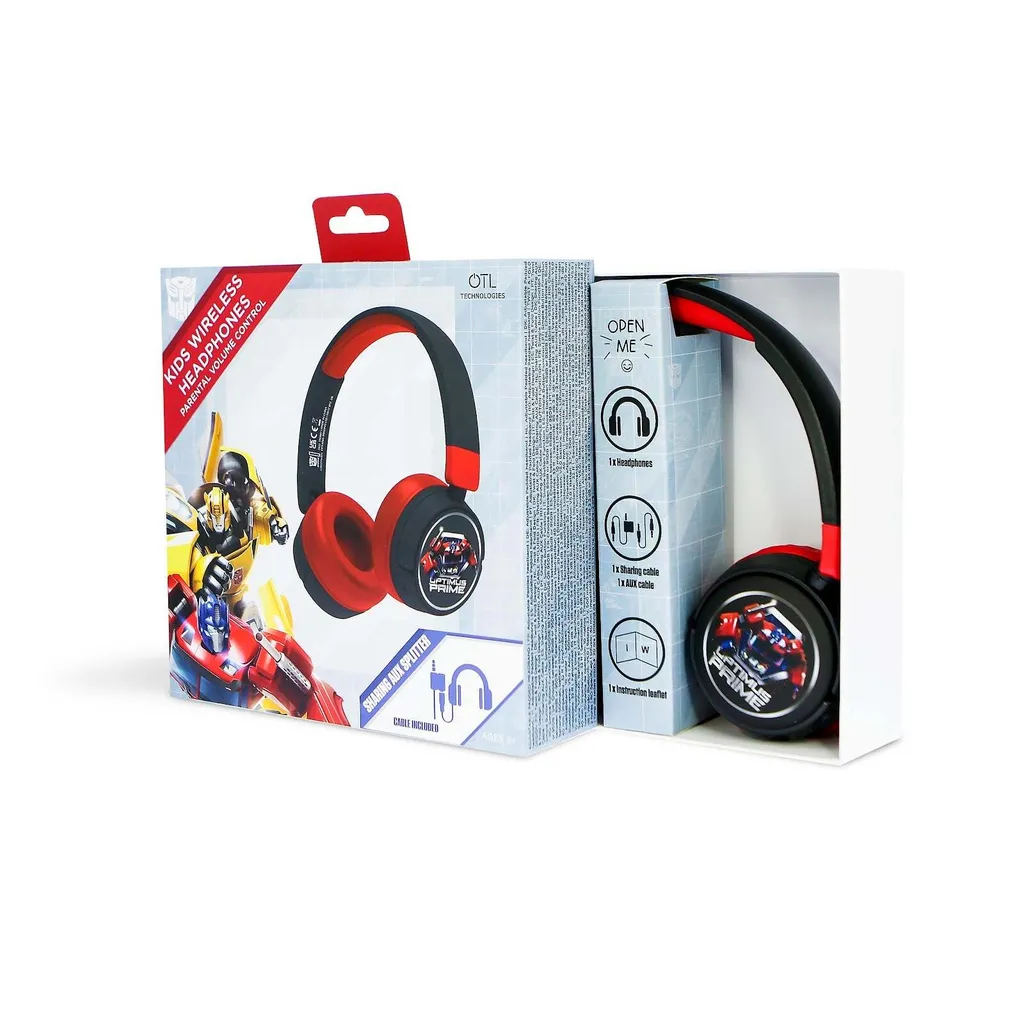Écouteurs Bluetooth Junior Transformers avec Limitation de Volume Sonore - 8