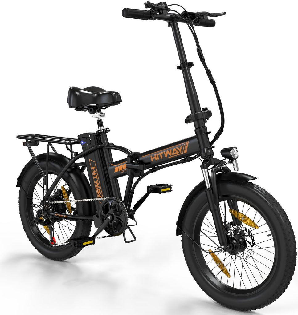 HITWAY faltbares Elektrofahrrad, 20-Zoll-Elektro-Fatbike, Produktbild