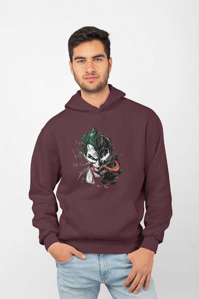 D&B Uni Hoodie MO00017 Joker Burgund-Größe L