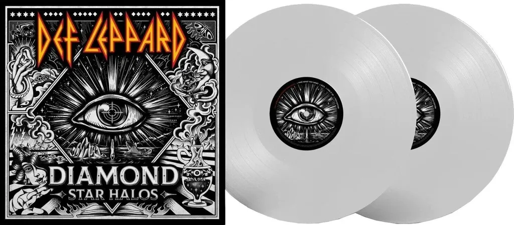 Def Leppard Diamond Star Halos Vinyle Collector pour Fans de Rock