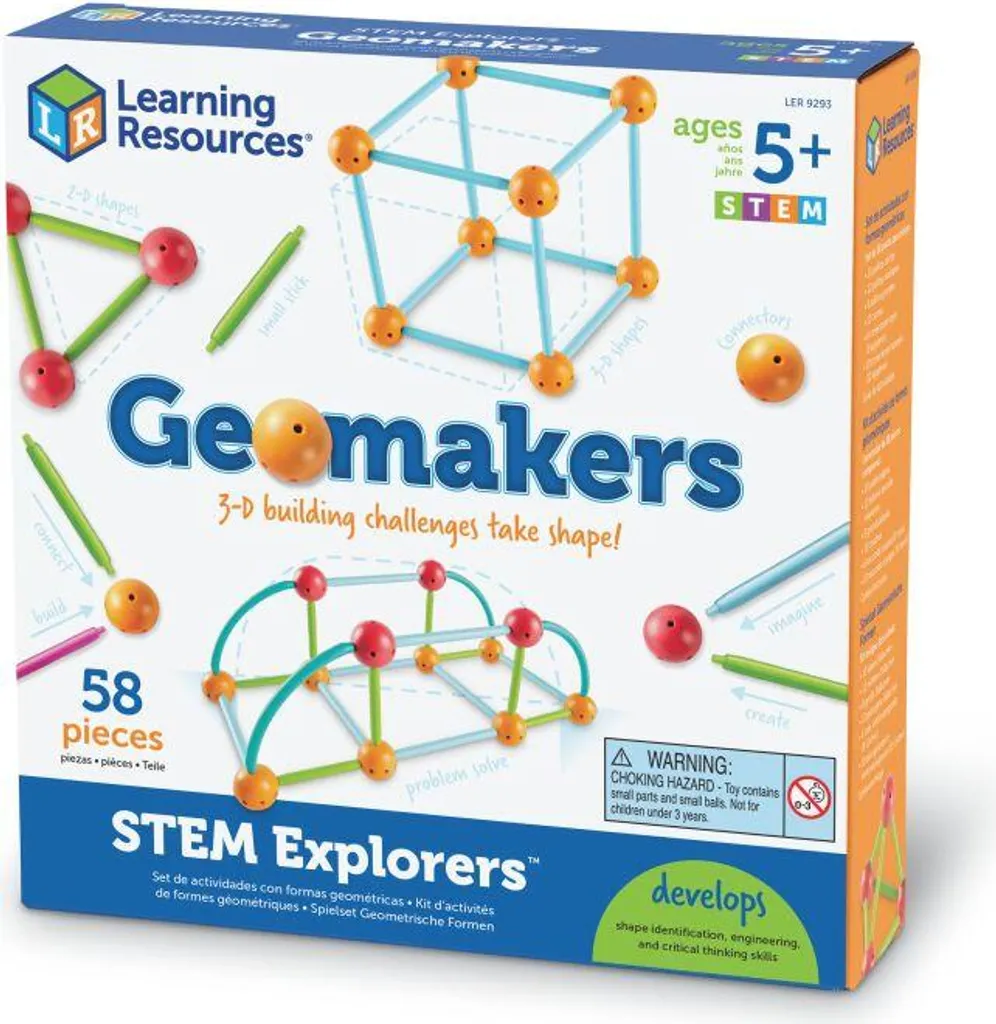 Comprendre la géométrie spatiale avec le kit Formes 3D Explorers éducatif - 6