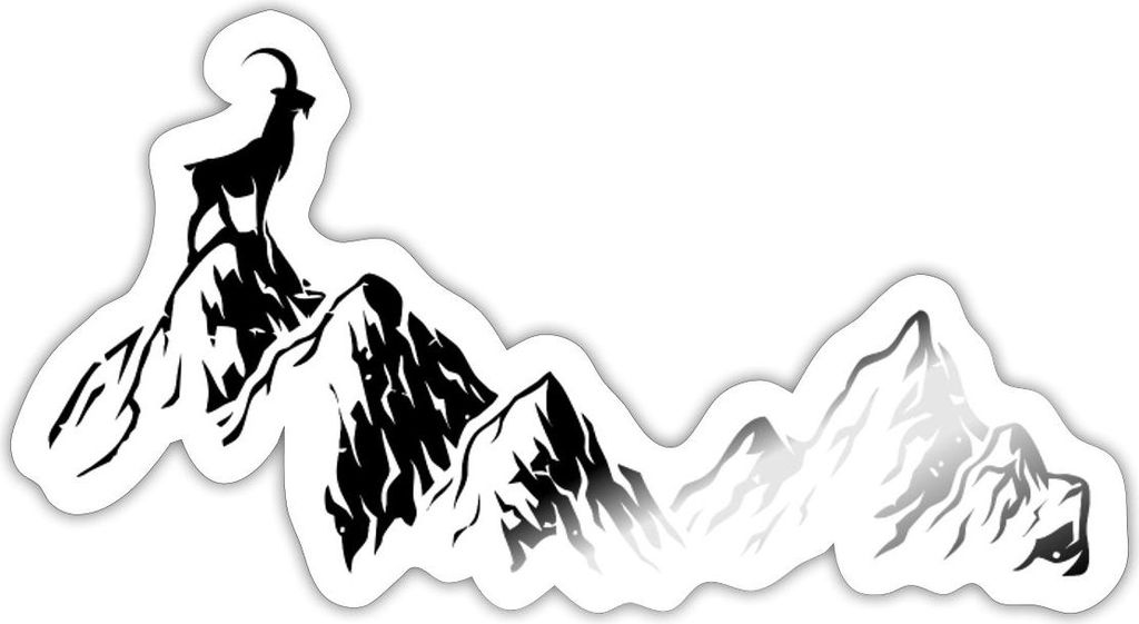 Spreadshirt Sternzeichen Steinbock Tierkreiszeichen Ziege Sticker Aufkleber, 10 x 10 cm, Weiß glänzend