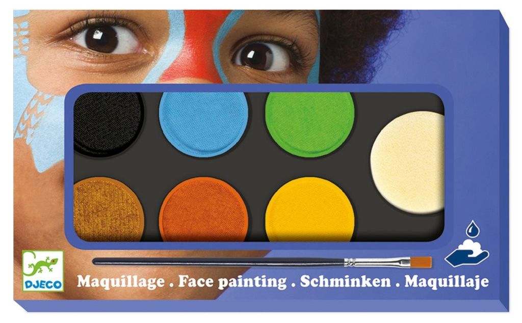 Kit de maquillage couleurs naturelles non allergènes, Djeco Image du produit 