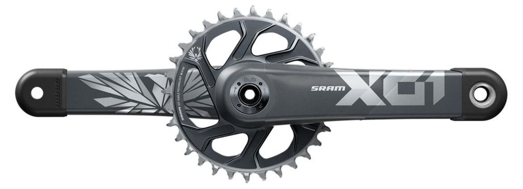 Sram X01 Eagle Dub Kurbelgarnitur Lunargrey Produktbild 