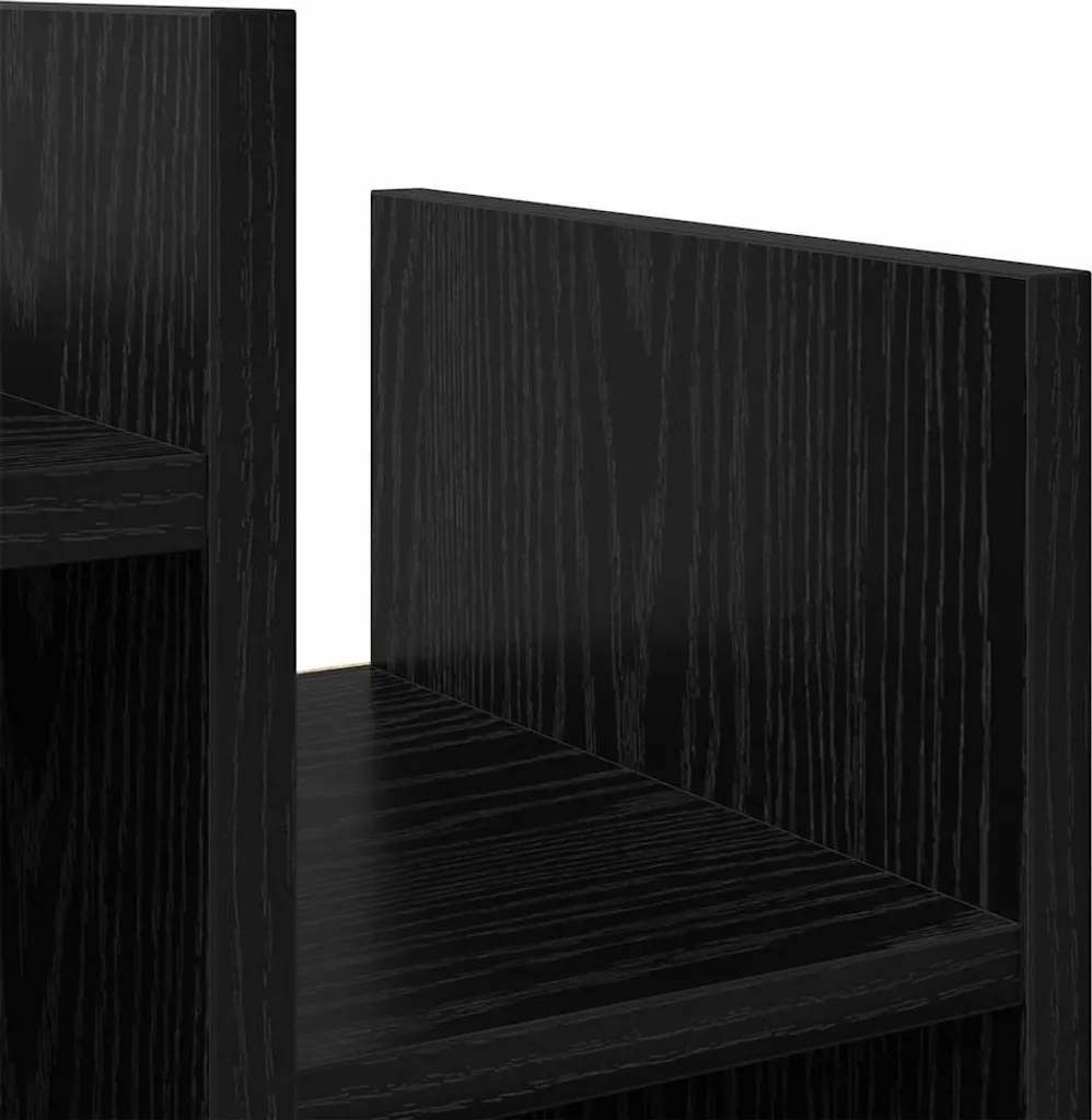 Mobiletto Design Rovere Nero 60x26x60 | Complemento Arredo Moderno - 6