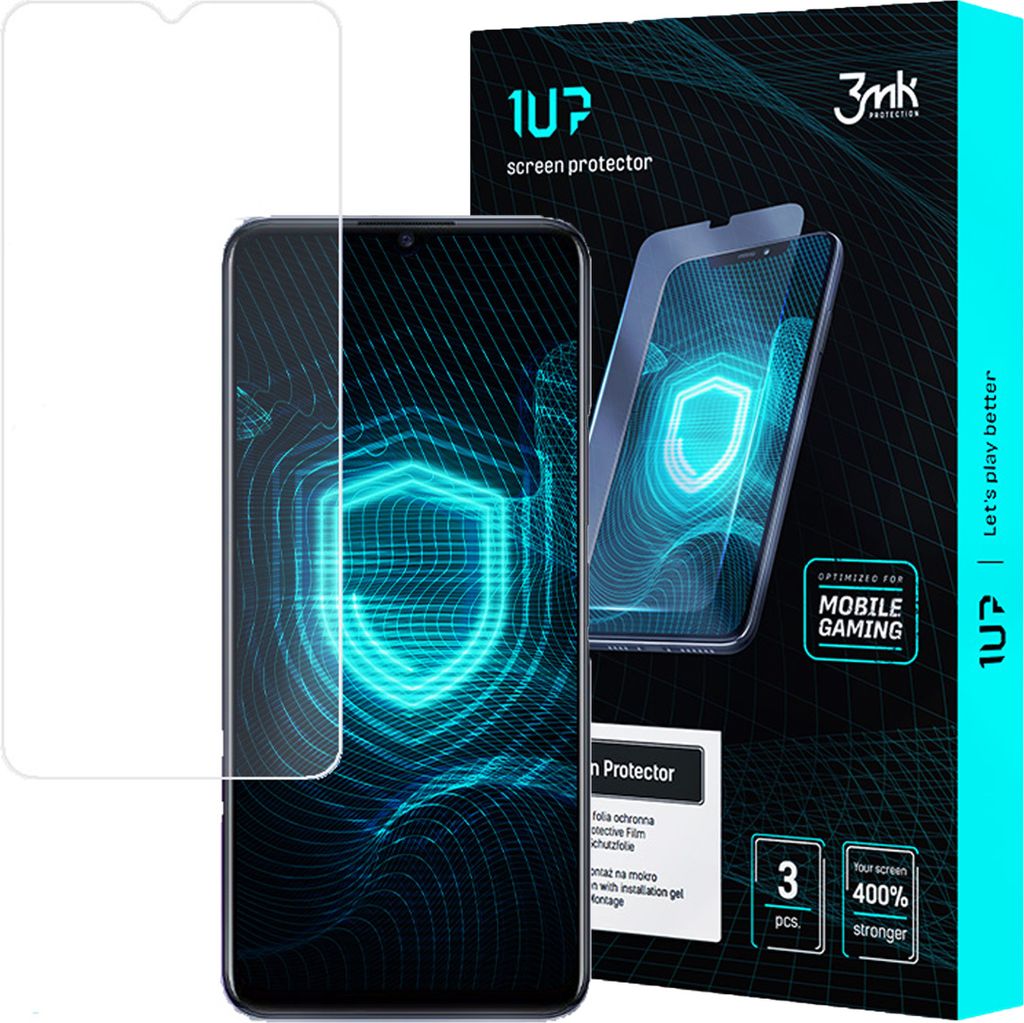 3mk Display Schutzfolie 1UP für Vivo Y53s transparent Gaming (3 Stück)