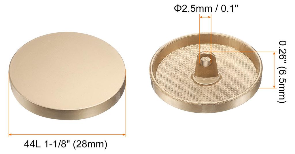 10 Stš¹ck Kn?pfe 28mm Metall Flache Buttons zum Ann?hen Runde Bastelkn?pfe fš¹r Bekleidung Hosen Mantel Jacken Blazer Hemd Anzš¹ge Dekorieren...