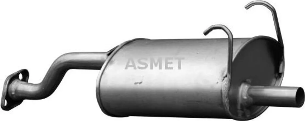 Silencieux arrière ASMET 13017 pour Civic - Réf OE 18030S03E40 Neuf