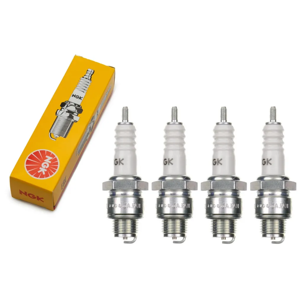 Kit Accensione NGK B-6L 3212 per Harley e Moto Classiche - 4 Pezzi